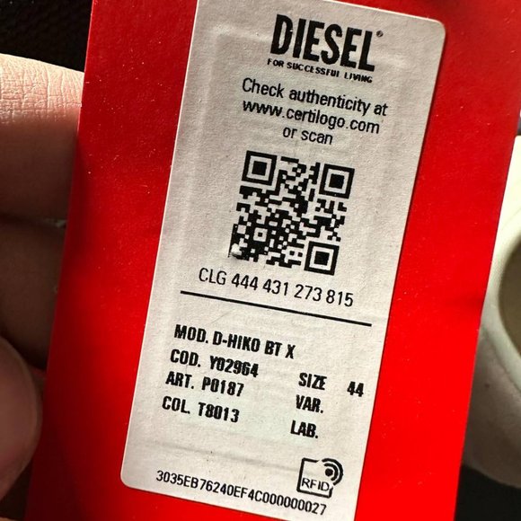 DIESEL Black D-Hiko BT X Boots - Picture 4 of 4